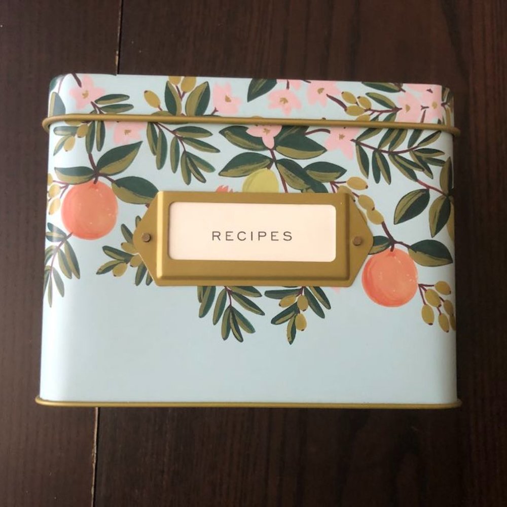 *SALE* - Rifle Paper Co Recipe Tin